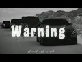 Warning Song – Addi Kalyan (Slowed + Reverb) | Viral Attitude Edit🔥🔥
