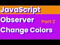 Html Css Javascript Observer Change Header Color Effect Part 2