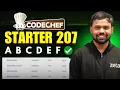 Codechef Starters 207 Editorials Maximum Smaller Adjacent Sums Subset MEX Counting Solutions