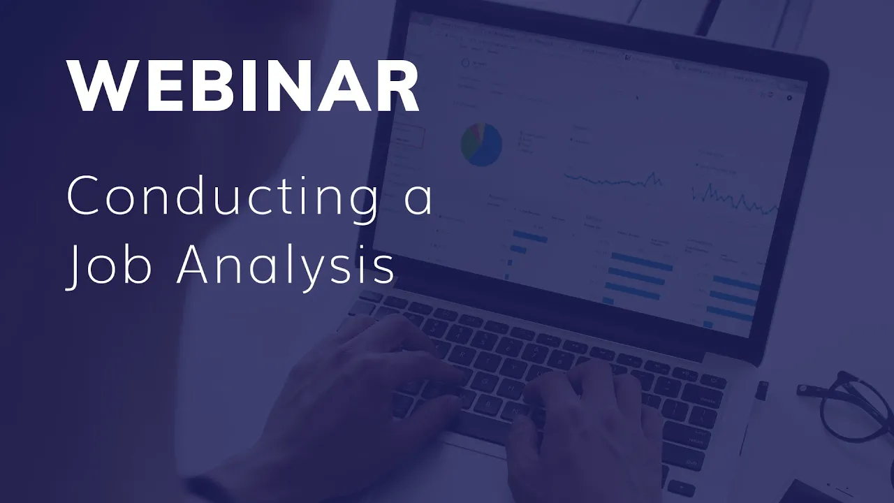 Webinar - Conducting a Job Analysis