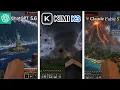 Kimi K3 vs Claude vs ChatGpt make a Natural Disaster Minecraft Mod from Scratch