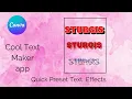 Canva Cool Text Maker - Create Stunning Text Effects Fast