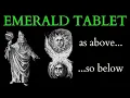 Download Lagu What is the Emerald Tablet of Hermes Trismegistus - Origins of Alchemy and Hermetic Philosophy