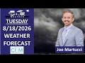 HUMIDITY stays around the Jersey Shore Tuesday plus a tropical update