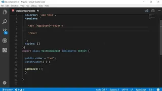 Angular 6 Tutorial 13 ngSwitch Directive