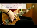 Red Hot Chili Peppers - Around The World (Bass Cover) (Play Along Tabs In Video)