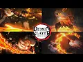 DEMON SLAYER-kimetsu no yaiba Flame Hashira kyojuro Rengoku All Breathing Forms Scenes