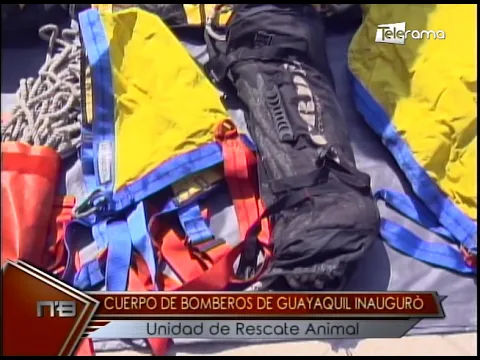 Cuerpos de bomberos de Guayaquil inauguró Unidad de Rescate Animal