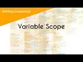 Scratch Programming - Variable Scope