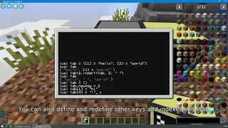 ComputerCraft Lua 1-5 Fundamentals Tables