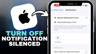 How To Turn Off Notifications Silenced On iPhone in SECONDS