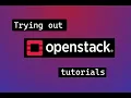 Trying out OpenStack installation tutorials - Kolla Ansible