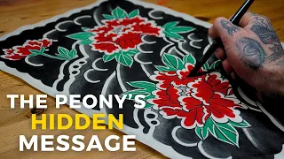 peonies in japanese tattoos the meaning explained