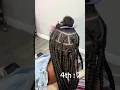 Parting guide for large knotless braids credit - yrqtank braider based in Tampa go check her