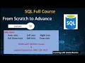 Complete SQL JOINS SQL JOINS examples SQL FULL COURSE