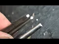 How to make and sharpen hammer and chisel gravers