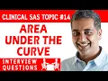 Clinical SAS programmer Interview question 14 - Area under the curve AUC