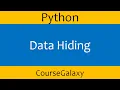 Data Hiding In Python