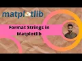 Tutorial 2 Format Strings in Matplotlib Color LineStyle Marker
