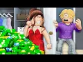 His STEP MOM Was Secretly A BILLIONAIRE Roblox Movie