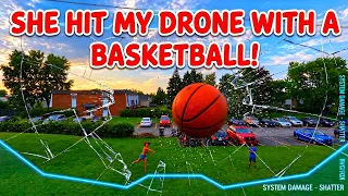 RC CAR vs AGGRESSIVE TEEN GIRL #karen #rc #drone #dronevideo #fpv #fpvdrone #rccar #car