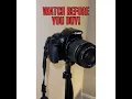 Honest Review of the Canon Rebel T3 camera