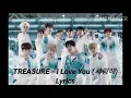 Download Lagu TREASURE–I Love You (사랑해) || Lyrics [Hangul+Romanization]