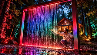 We Built a Glowing WATER PORTAL in the Middle of the Forest!