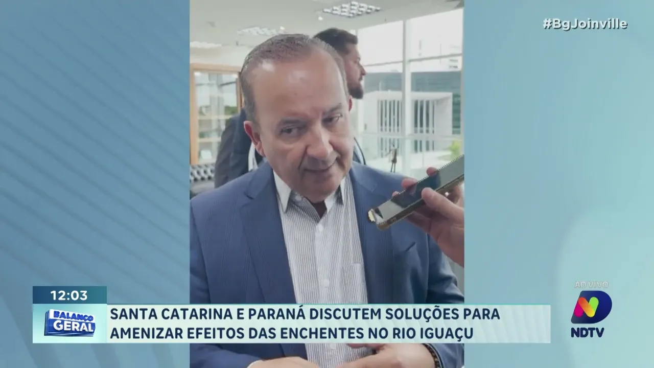 Santa Catarina e Paraná discutem soluções para amenizar efeitos das enchentes no Rio Iguaçu