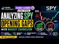 Analyzing SPY Opening Gaps with Market Chameleon Webinar Flashback Tool Tutorial