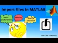 Importing csv files in MATLAB MATLAB tutorial for beginners MATLAB Techworld