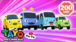 [200 Min📺] Los autitos valientes | Caricaturas para Niños | Tayo El Pequeño Autobús
