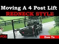 Moving A 4 Post Lift How to move a 4-post lift