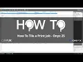 How To Tile a Print Job - Onyx 25