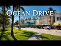 Ocean Drive Miami Beach POV Walk 4K South Beach Florida Street Life in Real Time