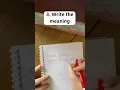 How to record vocabulary