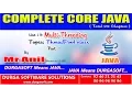 Core Java-Multi-Threading-ThreadPool class-Part 1