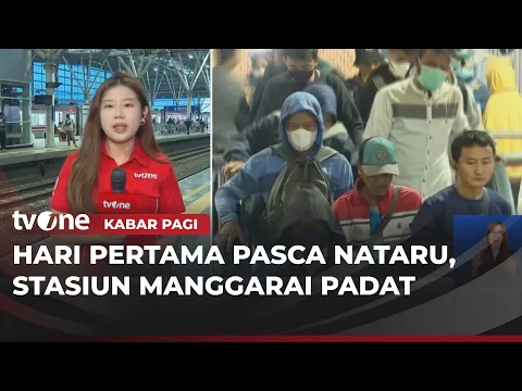 Libur Nataru Usai, Stasiun Manggarai Kembali Disesaki Penumpang