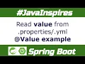 Spring Boot Value Example Java Inspires