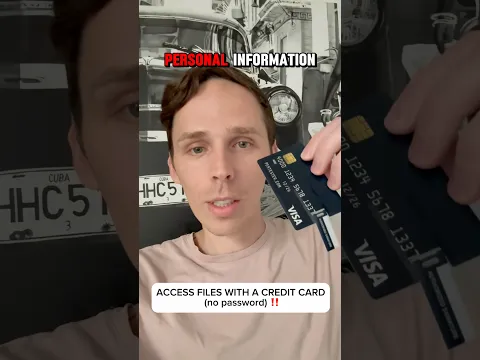 ACCESS FILES WITH A CREDIT CARD!