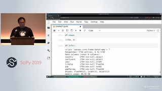 Introduction to Data Processing in Python with Pandas SciPy 2019 Tutorial Daniel Chen