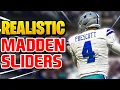 Madden 22 Sliders Next Gen - REALISTIC GAMEPLAY