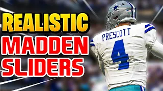 Madden 22 Sliders Next Gen - REALISTIC GAMEPLAY