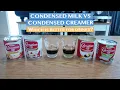 TASTE TEST CONDENSED MILK VS CONDENSED CREAMER