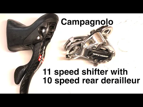 Download MP3 Campagnolo 11 Speed Shifter with Campagnolo 10 Speed Rear Derailleur