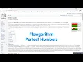 Flowgorithm - Perfect Numbers
