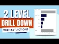 How to Drill Down in Tableau Using Set Actions Bar Chart Tutorial