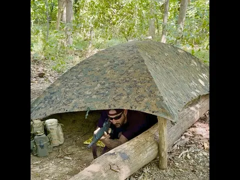 How To Make a Poachers Camp in The Woods