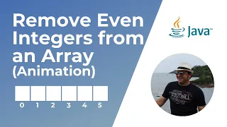 Remove Even Integers from an Array Animation Coding Interview Question