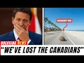 Lagu Gouverneur van Florida raakt volledig overstuur nu miljoenen Canadese wintergasten vertrekken